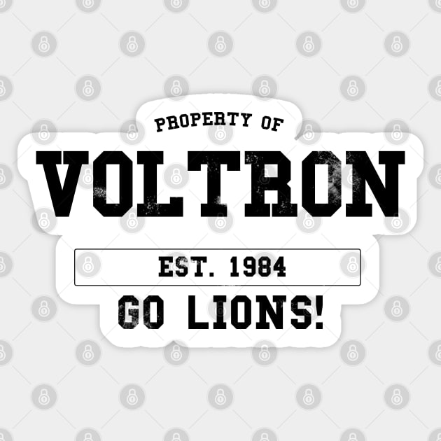Voltron Gym Shirt Sticker by DaniGirls